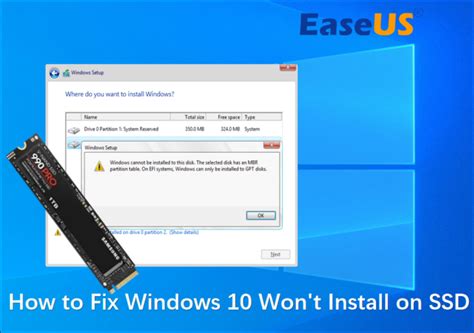 how to install ssd windows 10